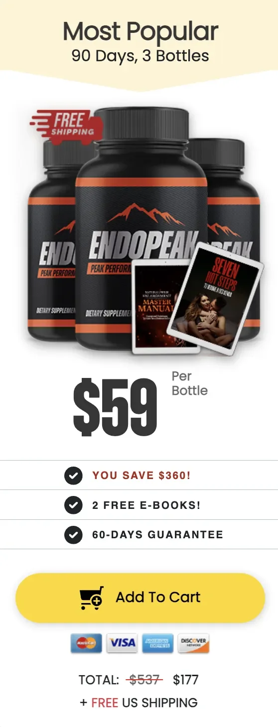 endopeak 3 bottle order